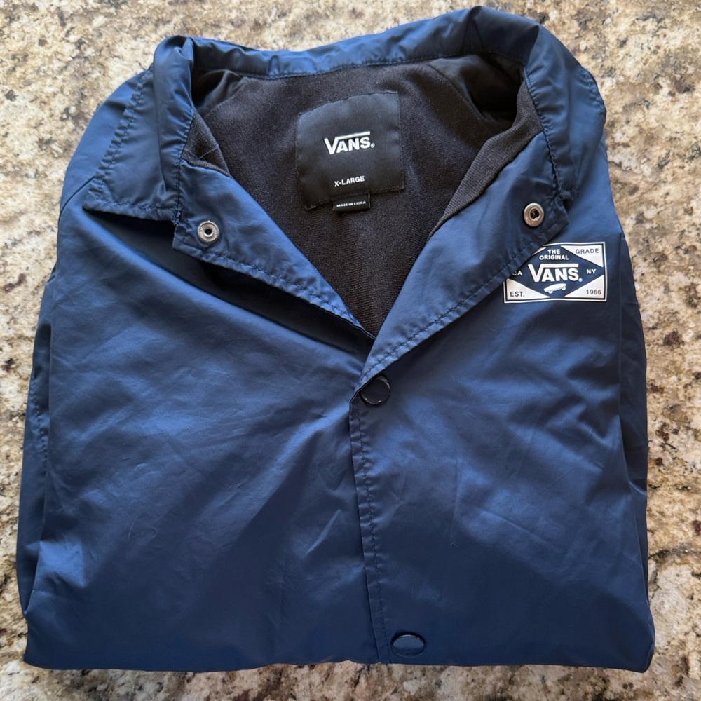 Vans Kids Navy Windbreaker Jacket
